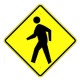 24" Pedestrian Crossing Symbol